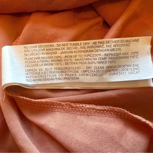 ZARA Basic Collection Coral Lace Midi Dress – Size L – Short Sleeve Fit & Flare - Picture 14 of 16